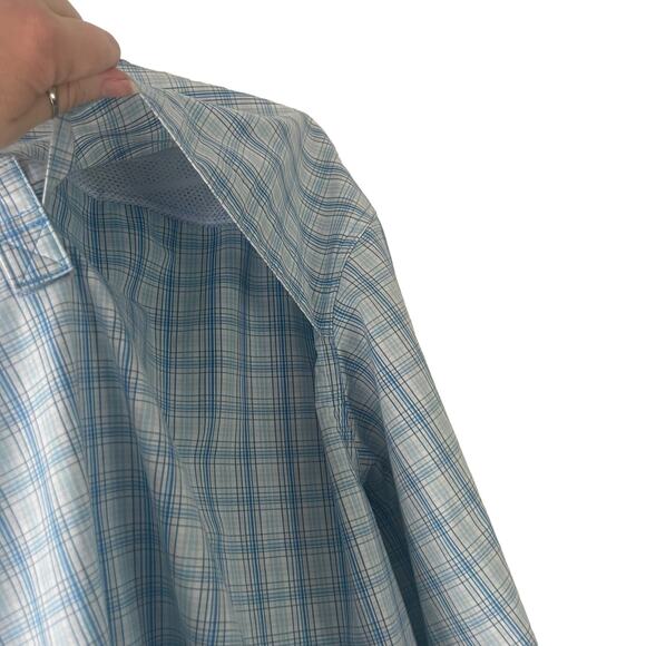 Red Head Brand Co. 2XL Tall Blue Fishing Outdoor Vented Button Up Shirt - Picture 6 of 11